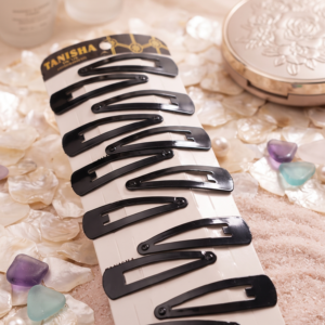 Large Snap Hair Clips, Tic Tac Clips Combo ( Piece Of 12 )