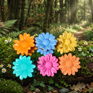 Mini Daisy Flower Hair Claws (1 Piece Multi Color)