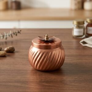 Copper Conical Color Jar - 3 inch ( Multi Color )